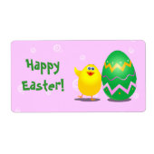 Paasgrappige meid, etiket (Voorkant)