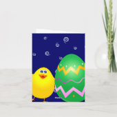 Paasgrappige meid, kaart (Achterkant)