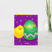 Paasgrappige meid, kaart (Achterkant)