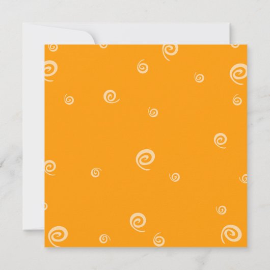 Paasgrappige meid, uitnodiging (Achterkant)