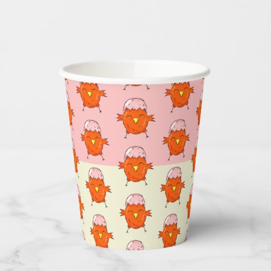 Paasgriep bevestigen met Eggshell Pattern Party Papieren Bekers (Links)