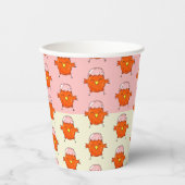 Paasgriep bevestigen met Eggshell Pattern Party Papieren Bekers (Voorkant)