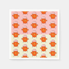 Paasgriep bevestigen met Eggshell Pattern Party Servet