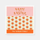 Paasgriep bevestigen met Eggshell Pattern Party Servet (Voorkant)