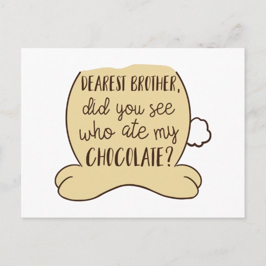 Paasgriep Funny Bunny Quote Typografie Briefkaart (Voorkant)