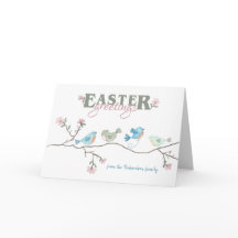 Paasgriep Waterverf vogels op Limb