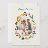 Paasgriepfoto Feestdagenkaart (Voorkant)