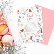 Paasgrieskonijn, klein baby shower