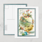 paasgriet, groet en zeedagen briefkaart (Voorkant / Achterkant)