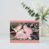 Paasgriet kunst briefkaart (Staand voorkant)