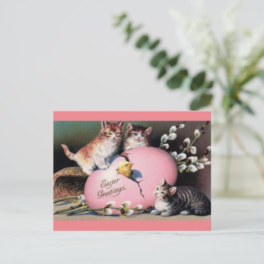 Paasgriet  kunst briefkaart (Staand voorkant)