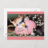 Paasgriet kunst briefkaart (Voorkant / Achterkant)