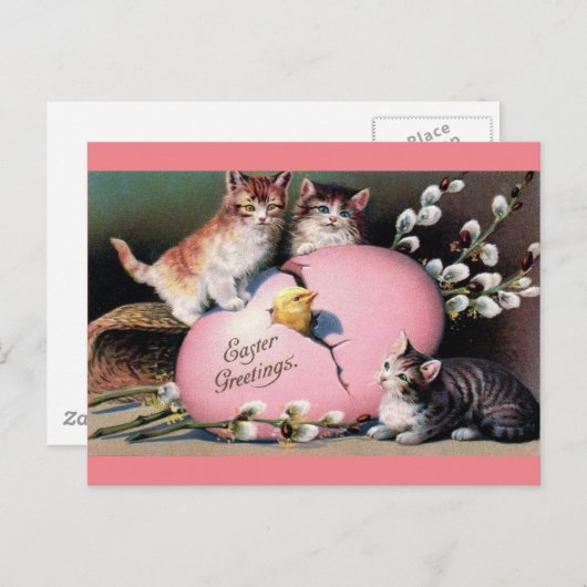 Paasgriet  kunst briefkaart (Voorkant / Achterkant)