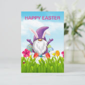 Paasgroene Kaart voor snelle maaltijden (Staand voorkant)