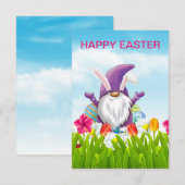 Paasgroene Kaart voor snelle maaltijden (Voorkant / Achterkant)