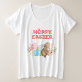 Paasgroep Eieren Hoppy Paasdag Grote Maat T-shirt