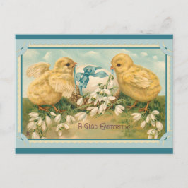 Paasgroet Cute  Chick Briefkaart