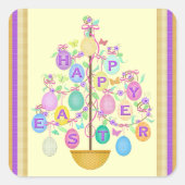 paasgroet eierboom Sticker (Voorkant)