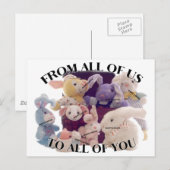 Paasgroet Feestdagenkaart (Voorkant / Achterkant)