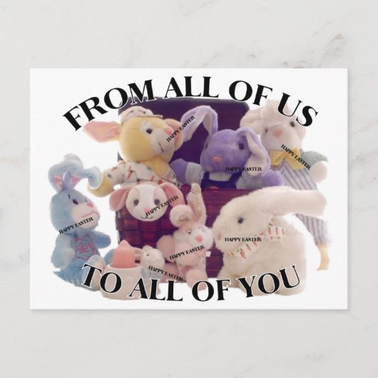 Paasgroet Feestdagenkaart (Voorkant)