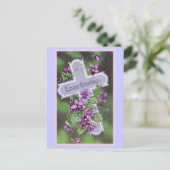 Paasgroet illustratie feestdagenkaart (Staand voorkant)