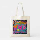 Paasgroet van de konijnen tote bag (Achterkant)