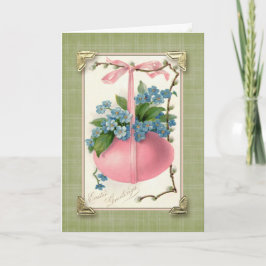 Paasgroet  voortplanting feestdagen kaart