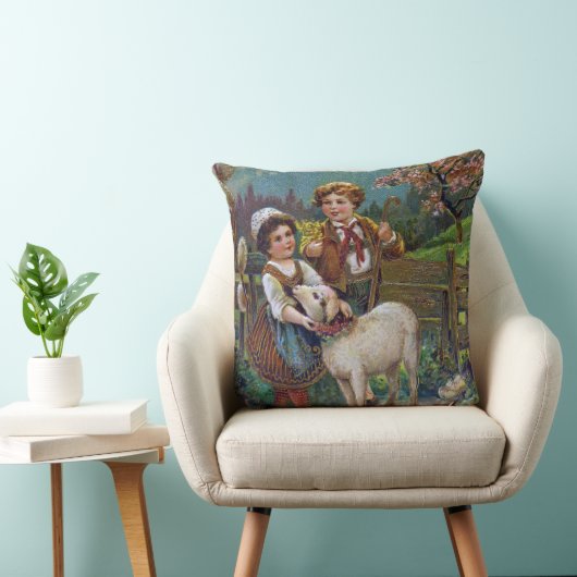 Paasgroeten 1908 kussen (Stoel)