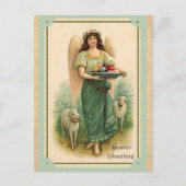  paasgroeten Angel Sheep Eggs Briefkaart (Voorkant)