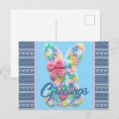 Paasgroeten briefkaart (Voorkant / Achterkant)