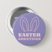 Paasgroeten Bunny Ears Button (Voorkant /achterkant)