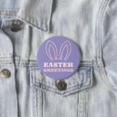Paasgroeten Bunny Ears Button (In situ)