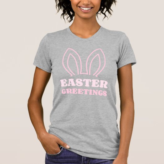 Paasgroeten Bunny Ears Shirt (Voorkant)