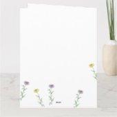 Paasgroeten Bunny Old Nursery Ryhme Art Kaart (Achterkant)