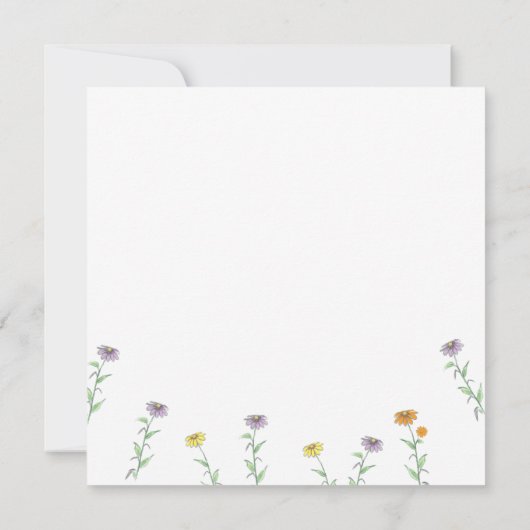 Paasgroeten Bunny Old Nursery Ryhme Art Kaart (Achterkant)