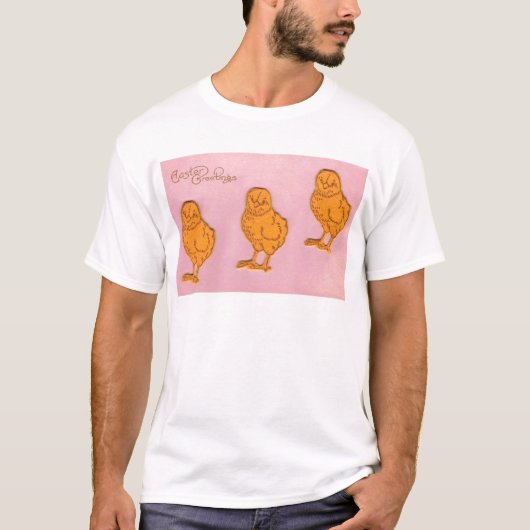 Paasgroeten Chicken Pink T-shirt (Voorkant)