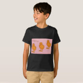 Paasgroeten Chicken Pink T-shirt (Voorkant volledig)
