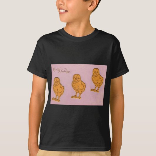 Paasgroeten Chicken Pink T-shirt (Voorkant)
