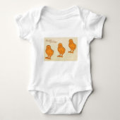 Paasgroeten Chicks Beige Romper (Voorkant)