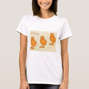 Paasgroeten Chicks Beige T-shirt