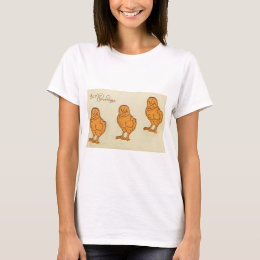 Paasgroeten Chicks Beige T-shirt (Voorkant)
