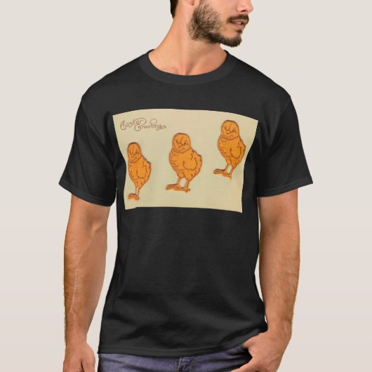 Paasgroeten Chicks Beige T-shirt (Voorkant)