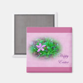 Paasgroeten Deptford Roze Wildbloem Magneet (Voorkant / Achterkant)