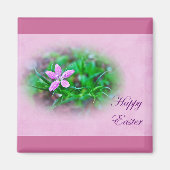 Paasgroeten Deptford Roze Wildbloem Magneet (Voorkant)