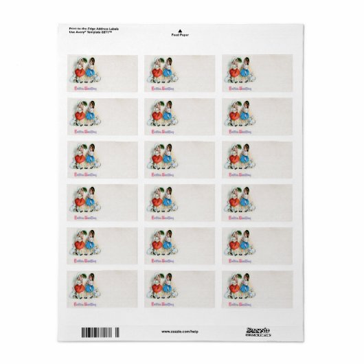 Paasgroeten Etiket (Full Sheet)