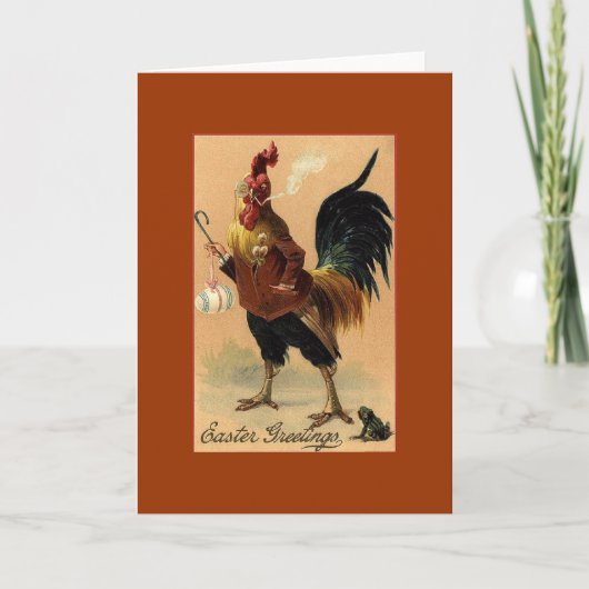 paasgroeten feestdagen kaart (Voorkant)
