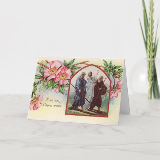 paasgroeten feestdagen kaart (Voorkant)