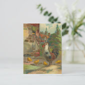  paasgroeten feestdagenkaart (Staand voorkant)