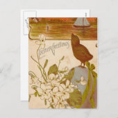 Paasgroeten Feestdagenkaart (Voorkant / Achterkant)