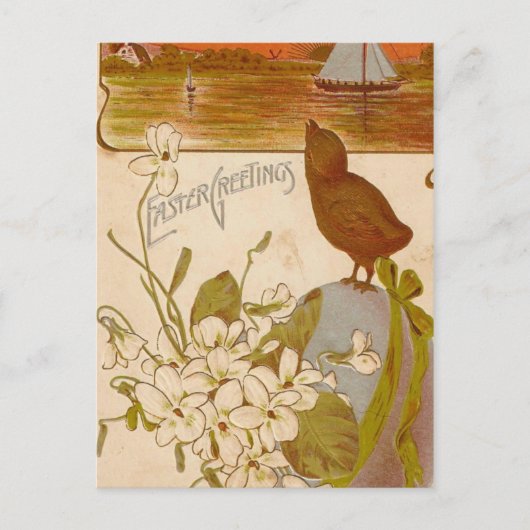 Paasgroeten Feestdagenkaart (Voorkant)